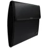 Plastic Padfolio with Snap Closure, Black (401038610)<JAM Paper Sale