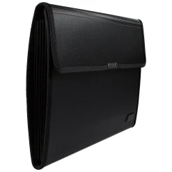 Plastic Padfolio with Snap Closure, Black (401038610)<JAM Paper Sale