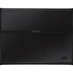 Plastic Padfolio with Snap Closure, Black (401038610)<JAM Paper Sale