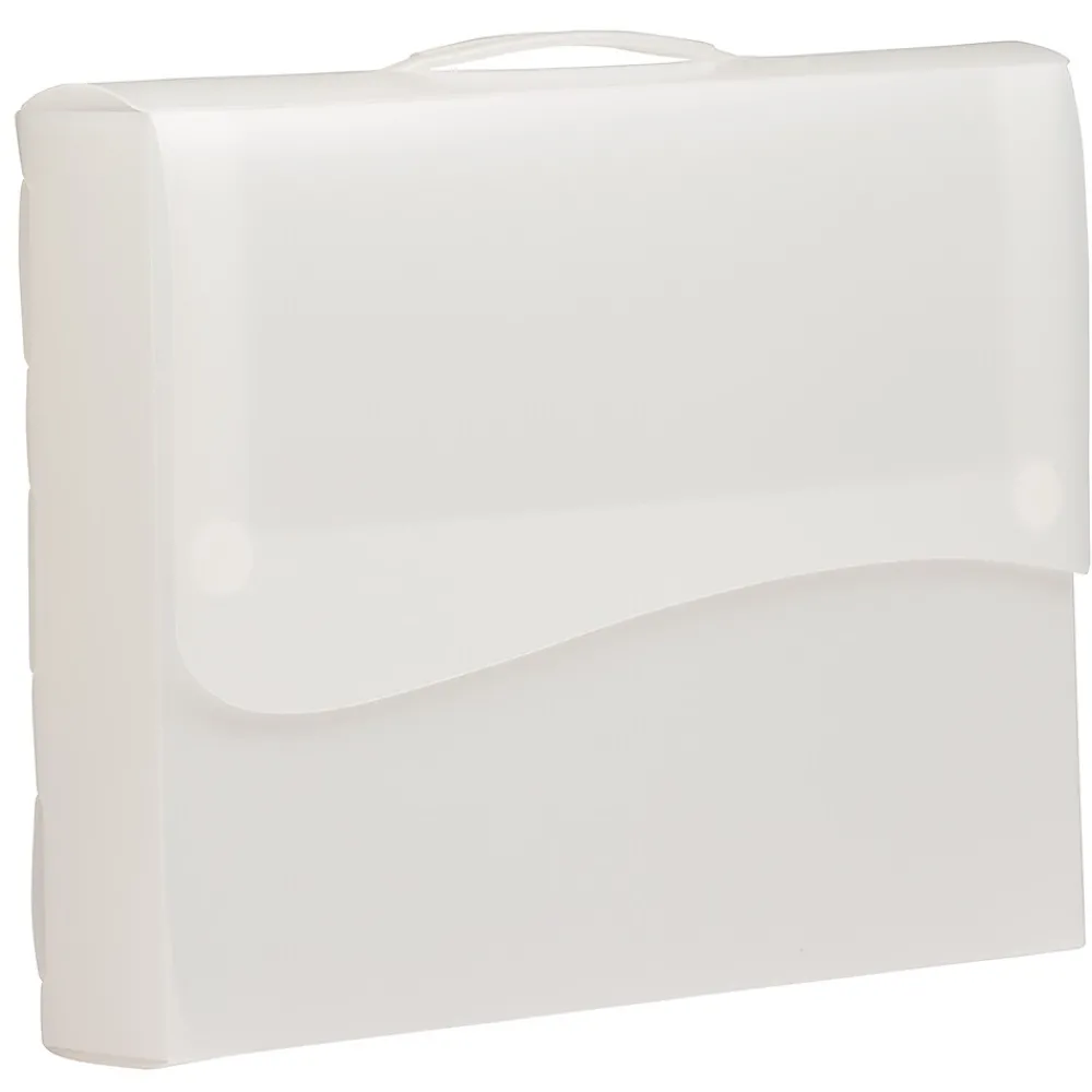 Plastic Portfolio Case with Hook & Loop Closure, Clear (34834475)<JAM Paper Best