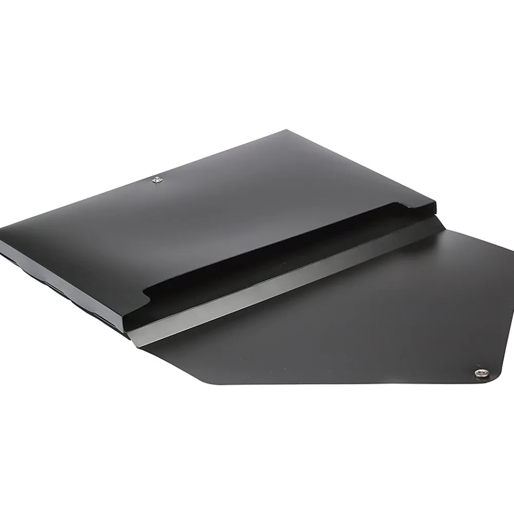 Plastic Portfolio Case with Snap Closure, Black (2254027)<JAM Paper Hot