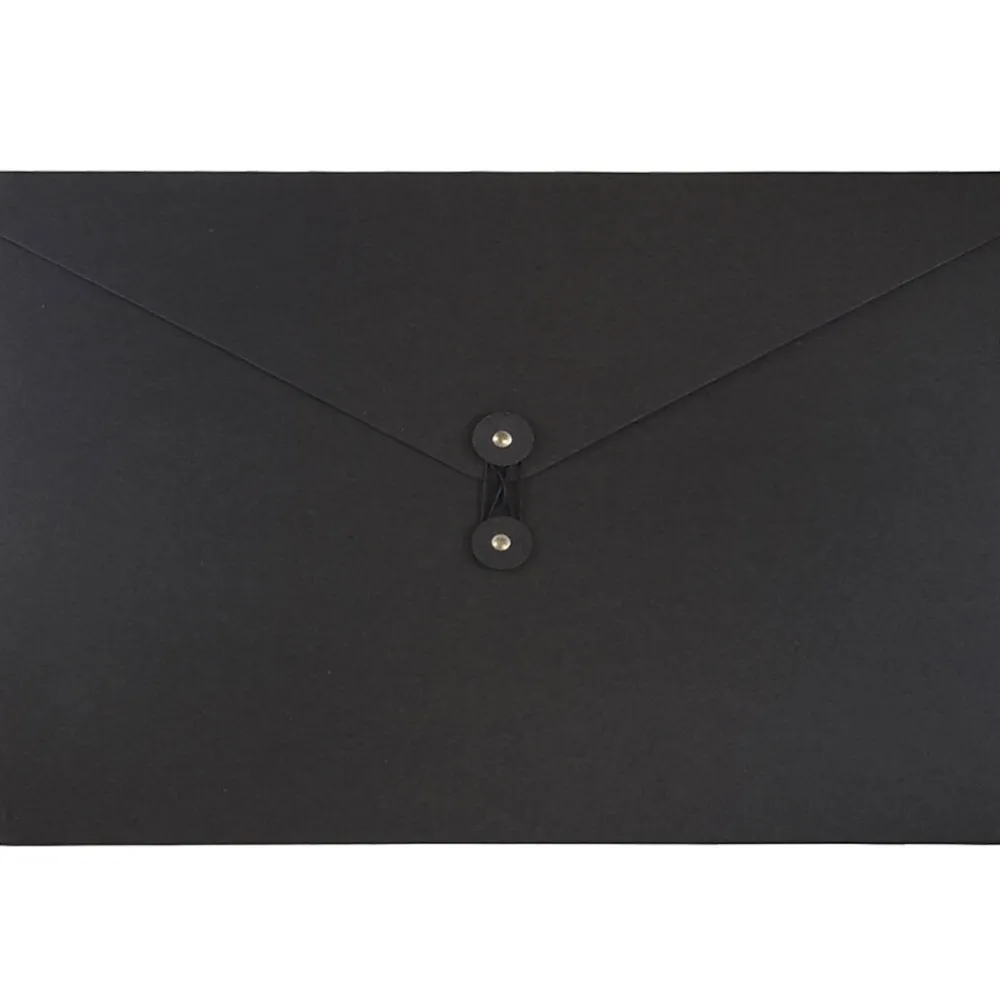 Portfolio Case with Drawstring Closure, Black (2008 2002)<JAM Paper Hot