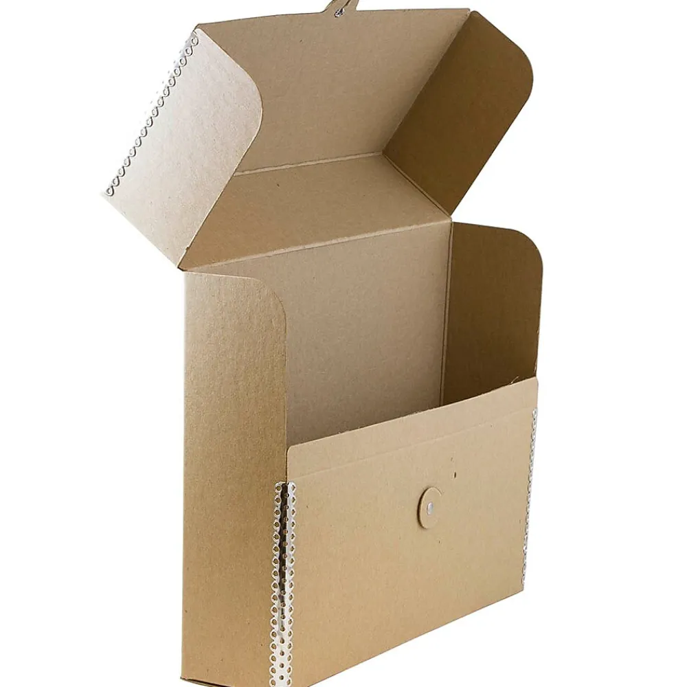 Portfolio Case with Drawstring Closure, Brown (3536847)<JAM Paper Clearance