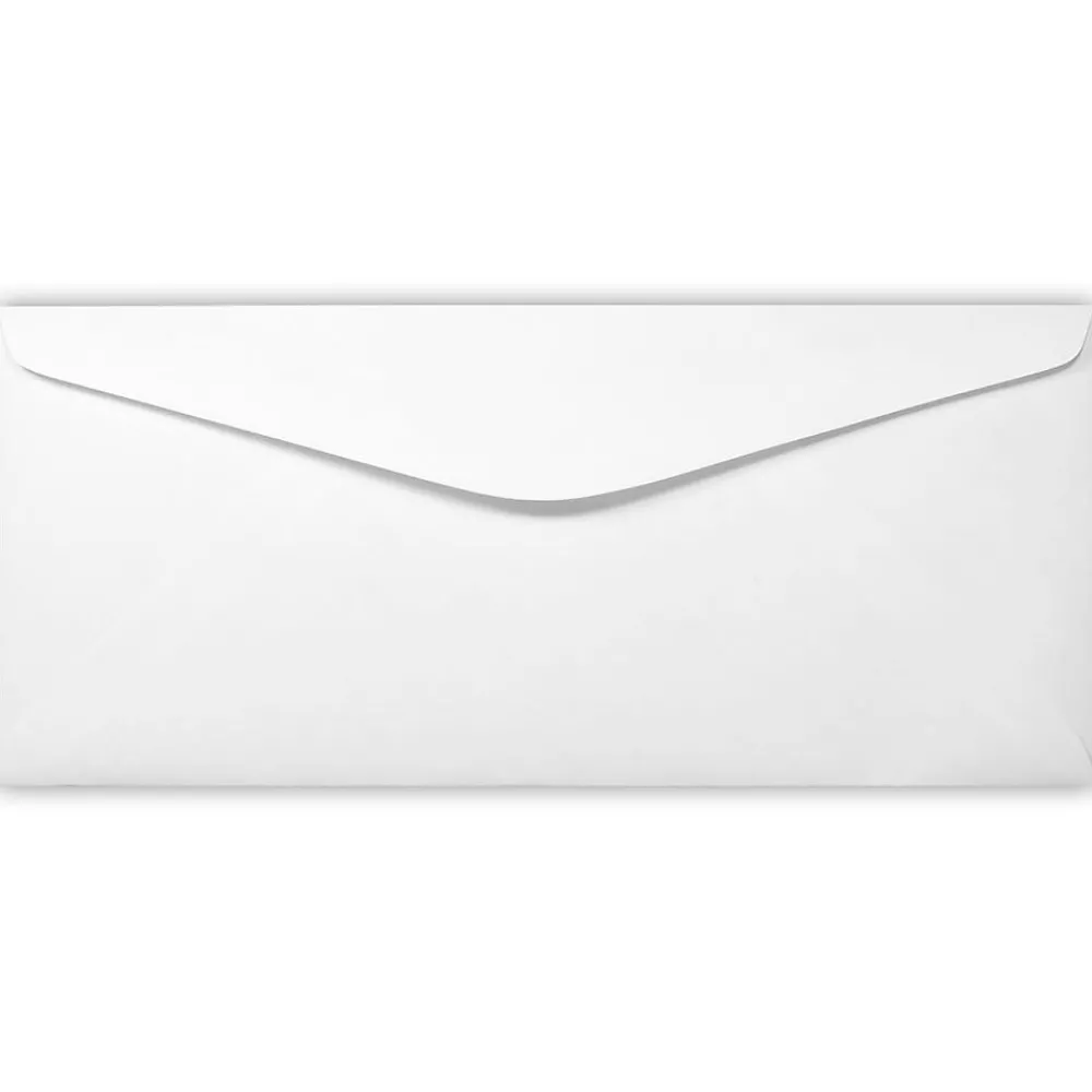Sale JAM Paper Security Tinted #9 Booklet Envelopes, 3 7/8" x 8 7/8", White, 50/Pack (61549-50)