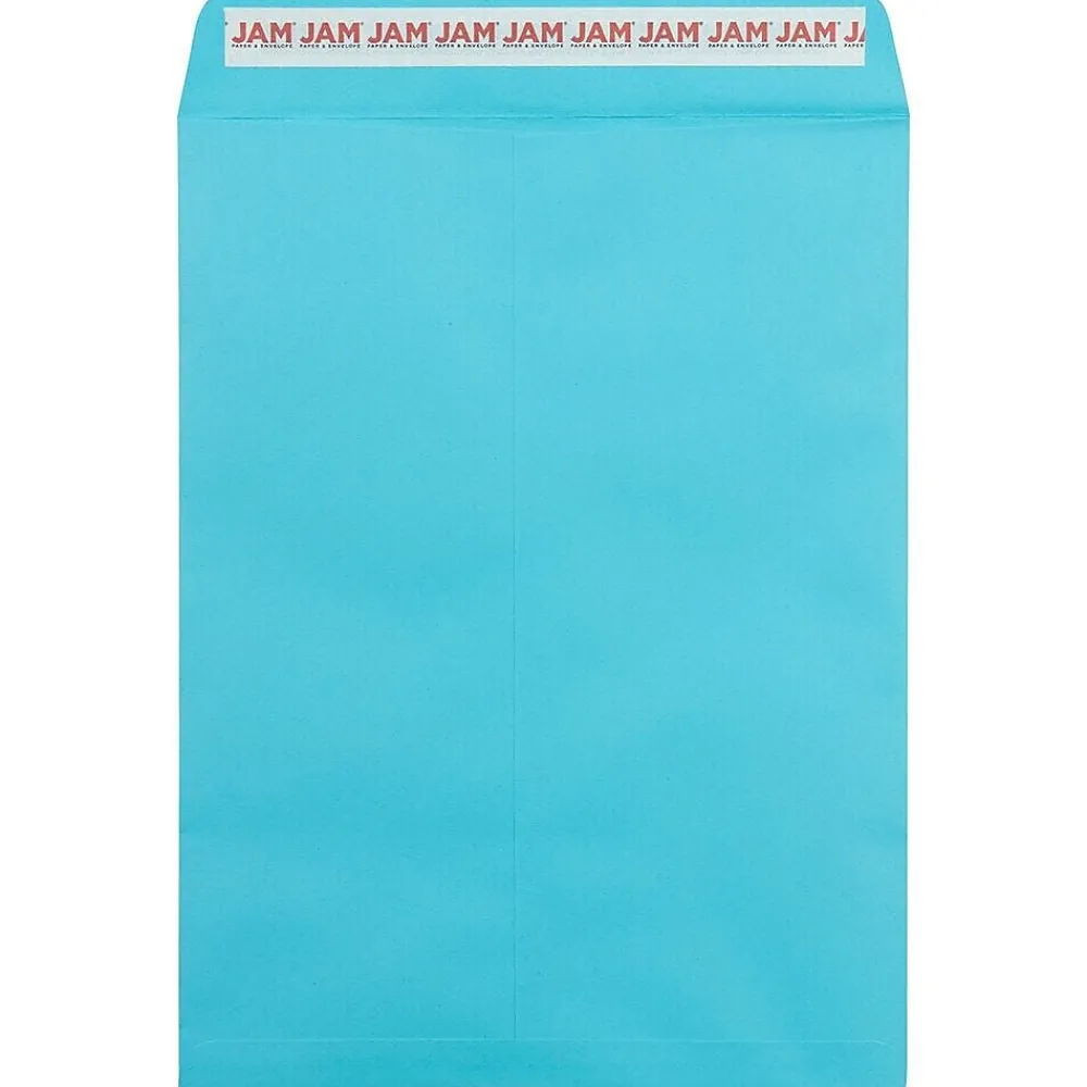 Outlet JAM Paper Self Seal Catalog Envelope, 9" x 12", Blue, 50/Pack (188047509I)