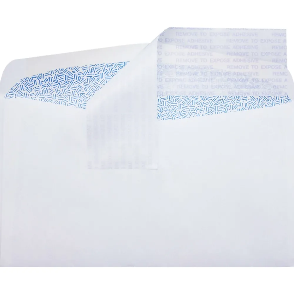 Online JAM Paper Self Seal Security Tinted #6 3/4 Business Envelopes, 3 5/8" x 6 1/2", White, 50/Pack (72634-50)