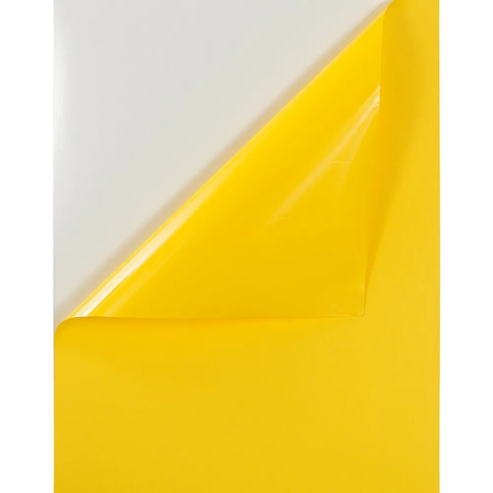JAM Paper Shipping Labels, 8 1/2" x 11", , 1 Label/Sheet, 10 Labels/Pack (337628610) Yellow