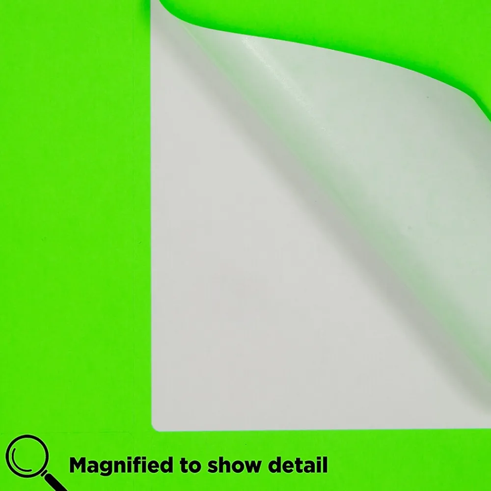 Discount JAM Paper Shipping Labels, 4" x 5", , 4 Labels/Sheet, 30 Sheets/Pack (354329156) Neon Green