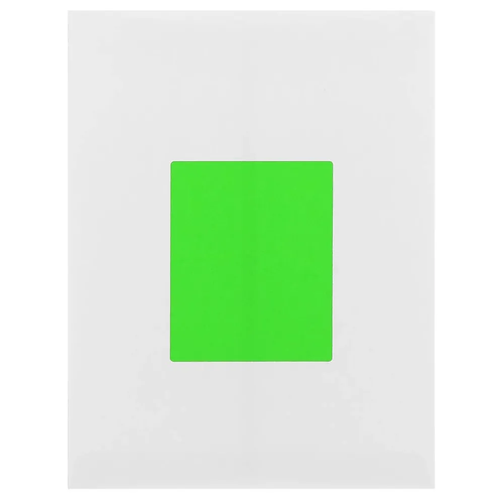 Discount JAM Paper Shipping Labels, 4" x 5", , 4 Labels/Sheet, 30 Sheets/Pack (354329156) Neon Green