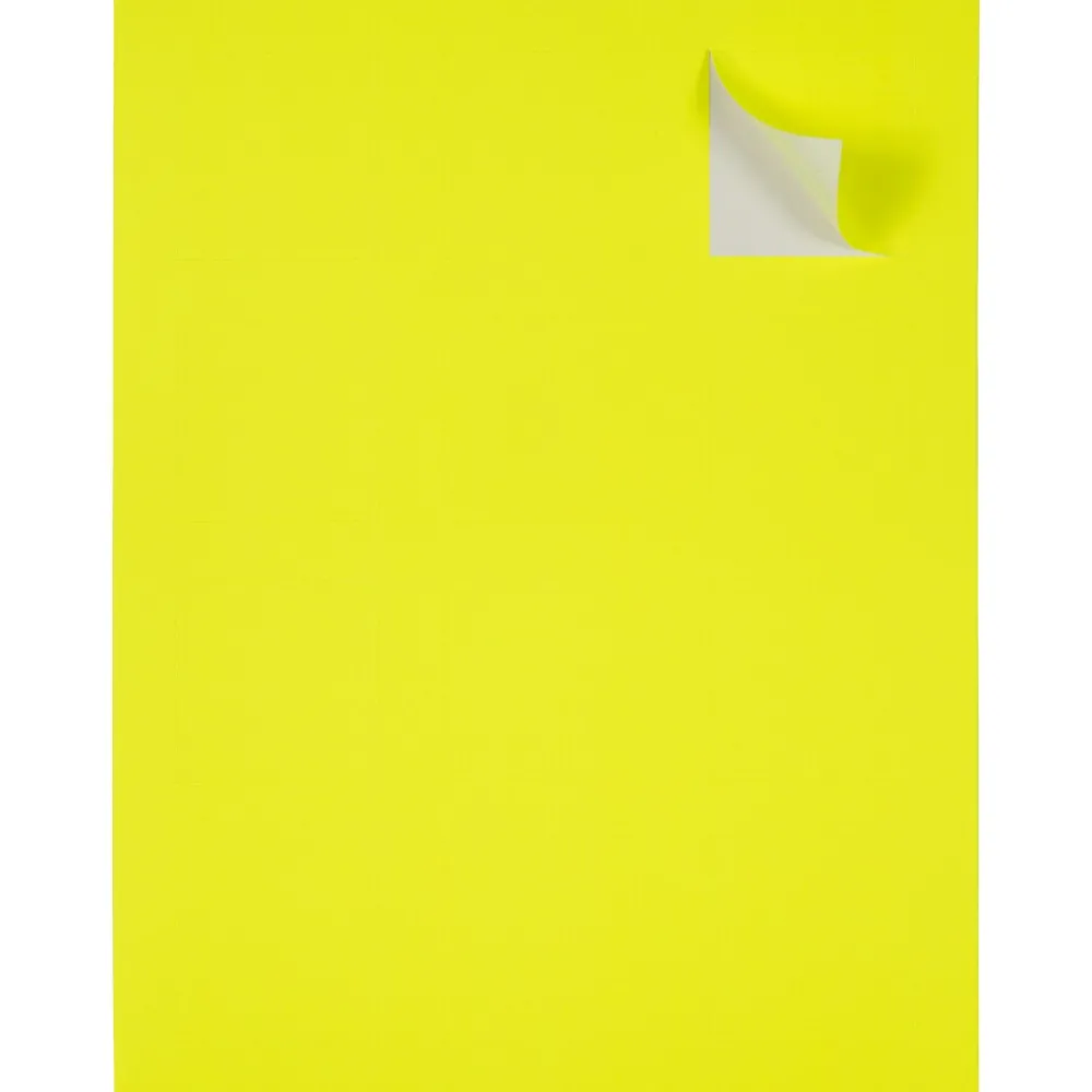 Labels|JAM Paper Square Labels, 2" x 2", Neon Yellow, 12 Labels/Sheet, 10 Sheets/Pack (367831073)