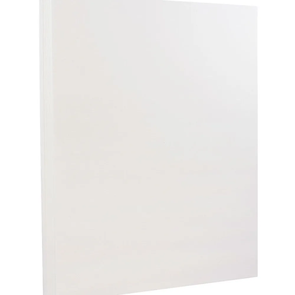 Card Stock*JAM Paper Strathmore 130 lb. Cardstock Paper, 8.5" x 11", Bright White, 125 Sheets/Ream (1196723B)