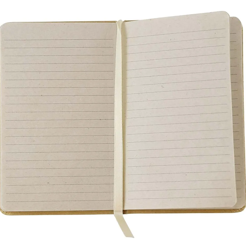 Notebooks|JAM Paper 1-Subject Pocket Notebook, 3.75" x 5.625", Narrow Ruled, 100 Sheets, Natural Kraft (340526603)