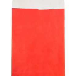 New JAM Paper Tear-Proof Open End Catalog Envelopes, 10" x 13", Red, 25/Pack (V021383)
