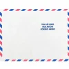 Discount JAM Paper Tear-Proof Tyvek Open End Catalog Envelopes, 9" x 12", White Airmail, 50/Pack (2131102C)