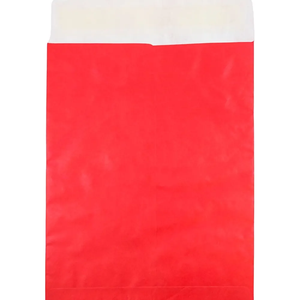 Sale JAM Paper Tyvek Open End Clasp Catalog Envelope, 11 1/2" x 14 1/2", Red, 10/Pack (V021388B)