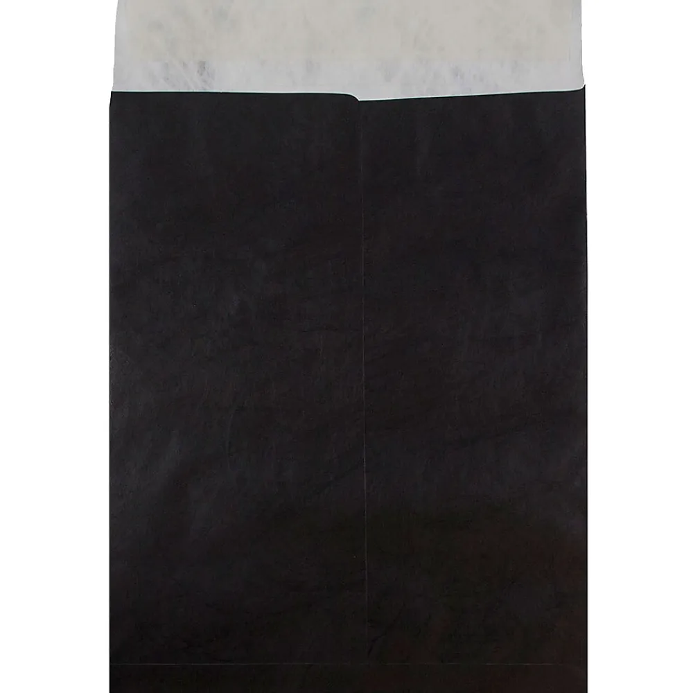 Hot JAM Paper Tyvek Open End Open End Catalog Envelope, 11 1/2" x 14 1/2", Black, 10/Pack (V021386B)