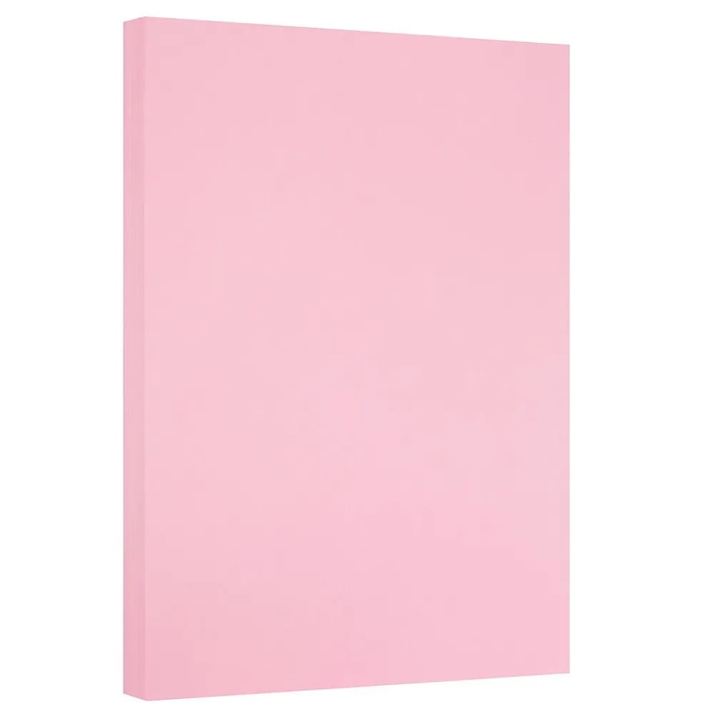 Card Stock*JAM Paper Vellum Bristol 67 lb. Cardstock Paper, 11" x 17", Pink, 50 Sheets/Pack (16932848)