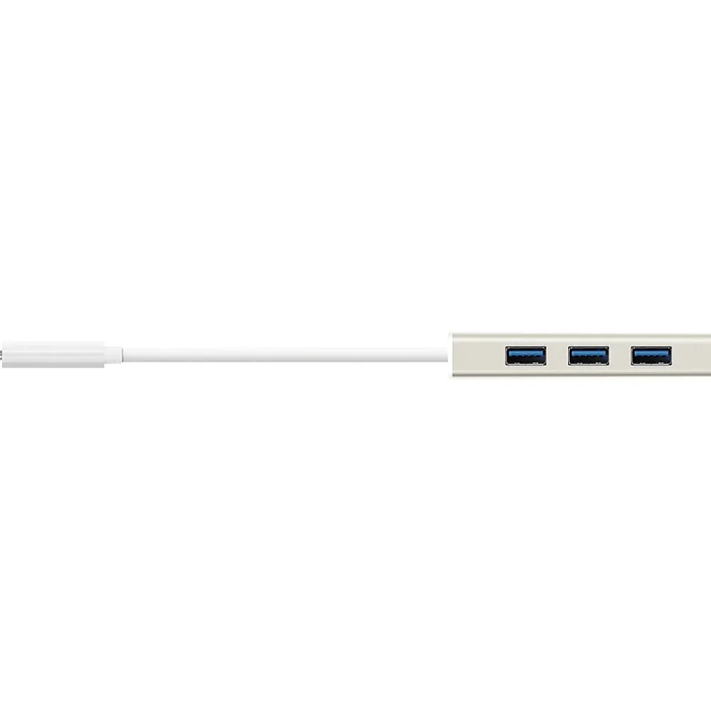 j5create 3-Port USB-C Hub, Silver (JCH347)