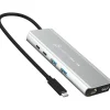 j5create 6-Port USB-C Hub, Space Gray (JCD403)