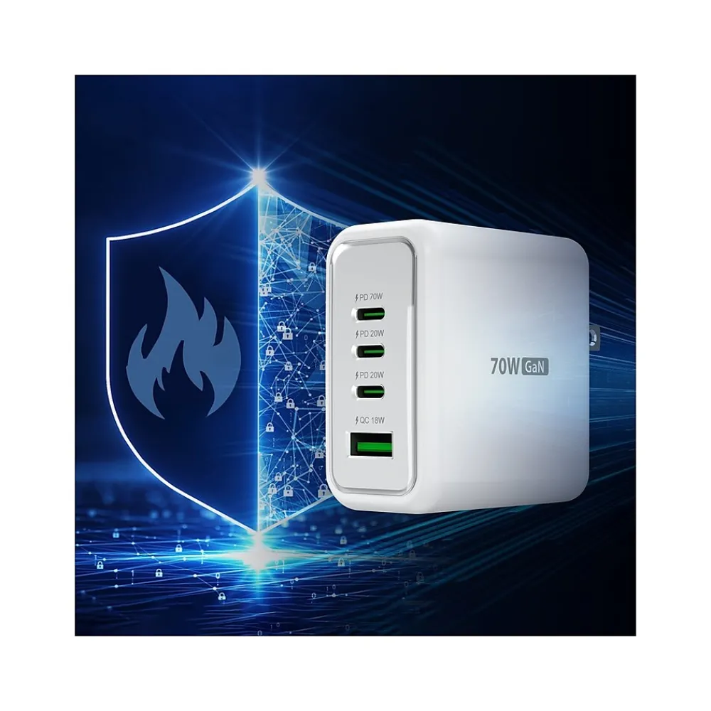 USB-C Wall Charger for Multiple Brands, Pure White (JUP4370V)<j5create New