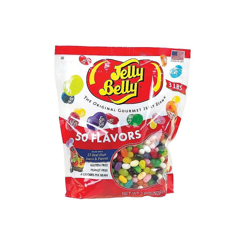Jelly Belly Assorted 50 Flavors Jelly Beans, 48 oz (220-00020)