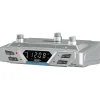 Jensen Under-Cabinet Voice-Controlled Wireless Music System, Silver (JAS-725)