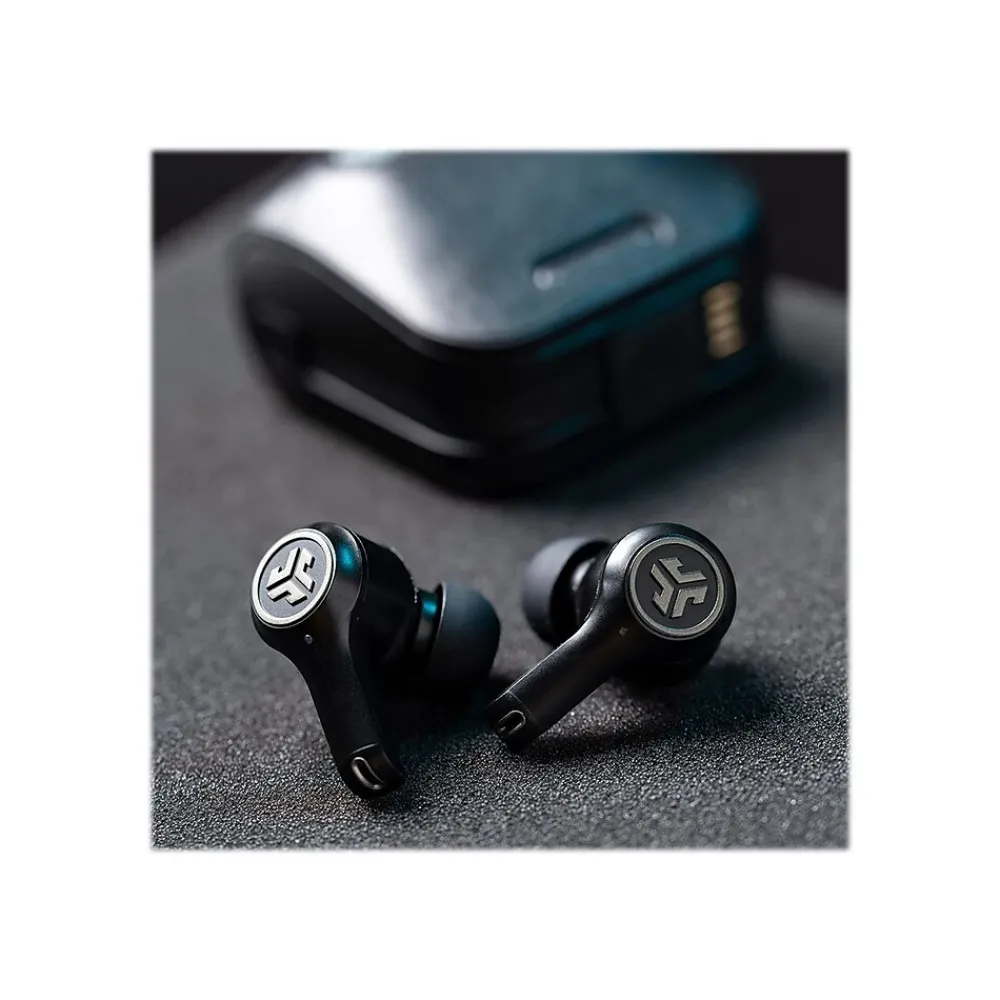 Epic Air ANC Wireless Active Noise Canceling Earbuds Headphones, Bluetooth, Black (EBJBUDSAIRANCRBLK82)<JLab New