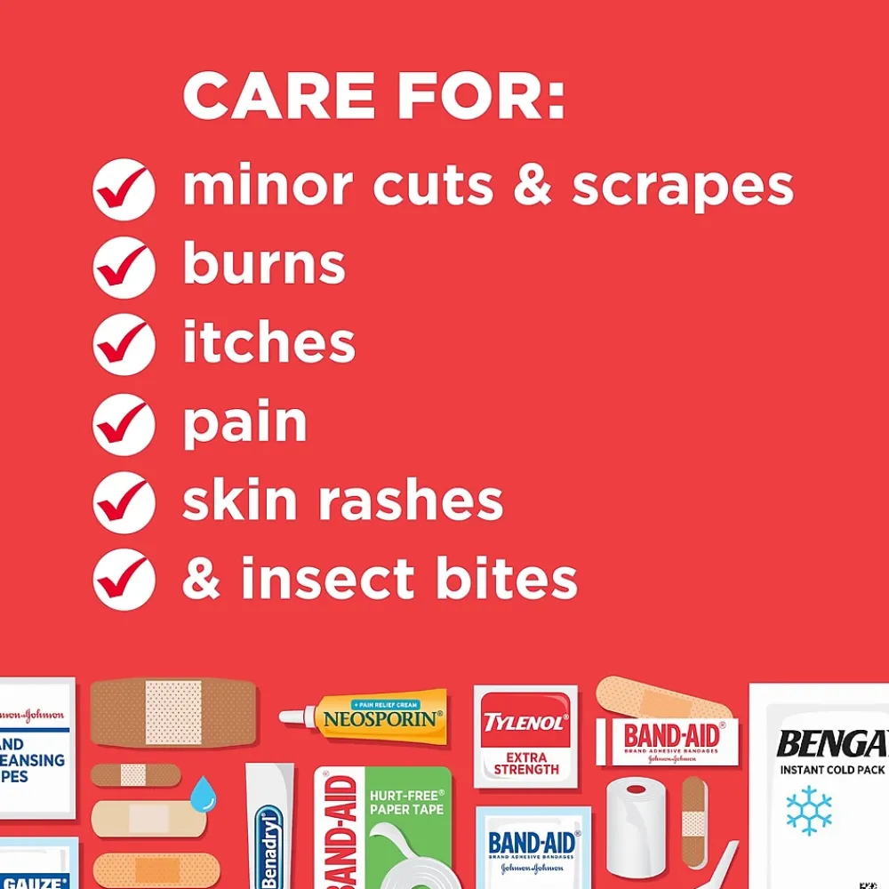 Johnson & Johnson All-Purpose First Aid Kit, 160 Pc. (202045)