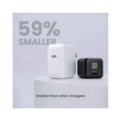 Mini USB Type-C Wall Charger, Black (JWCG130BL)<JOURNEY Clearance