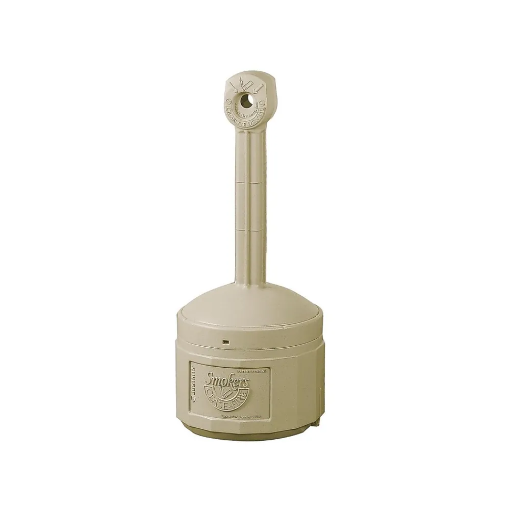 Smoker's Cease-Fire Outdoor Ash Urn, Terra Cotta Polyethylene, 4 Gal. (26800T)<Justrite Discount