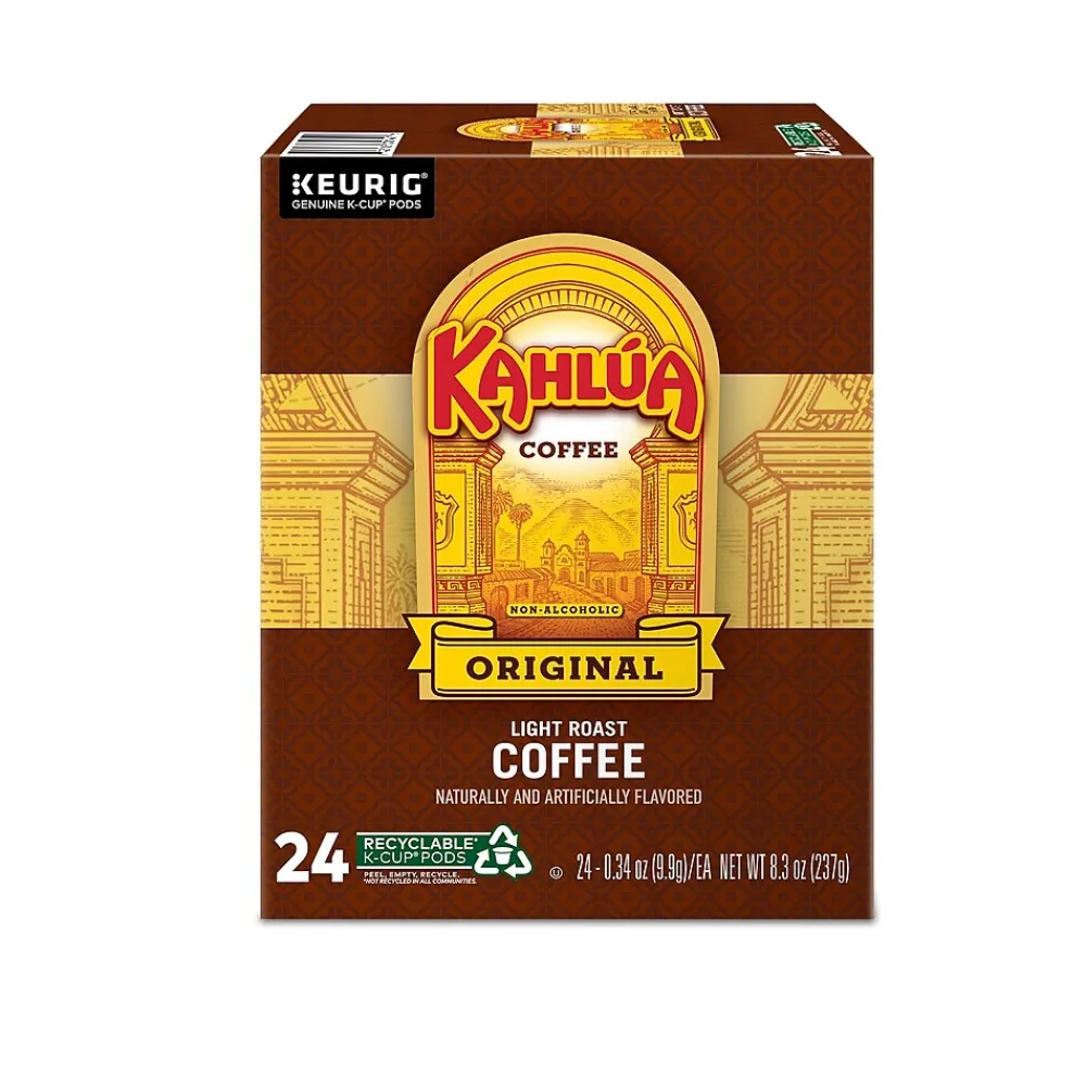 Kahlua Original Coffee, Keurig K-Cup Pod, Light Roast, 96/Carton (PB4141CT)