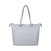 Tanya Gray Vegan Leather Tote Bag, Medium (21804GREY)<Karla Hanson Discount