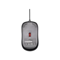 New Kensington Mouse for Life K74531WW USB Wired Optical Three-Button Mouse, Black