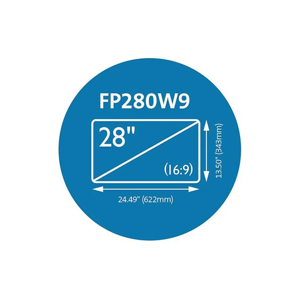 Anti-Glare Reversible Privacy Screen for 28" Widescreen Monitor, 16:9 (K52129WW)<Kensington