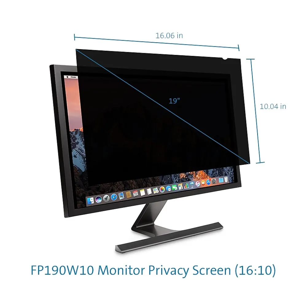 Anti-Glare Reversible Privacy Screen for 19" Widescreen Monitor (16:10) (K52119WW)<Kensington Outlet
