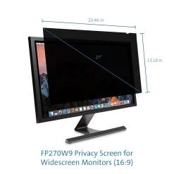 Privacy Screen Anti-Glare Privacy Filter & Screen Protector for 27" Widescreen Monitor (16:9) (K60729WW)<Kensington Discount