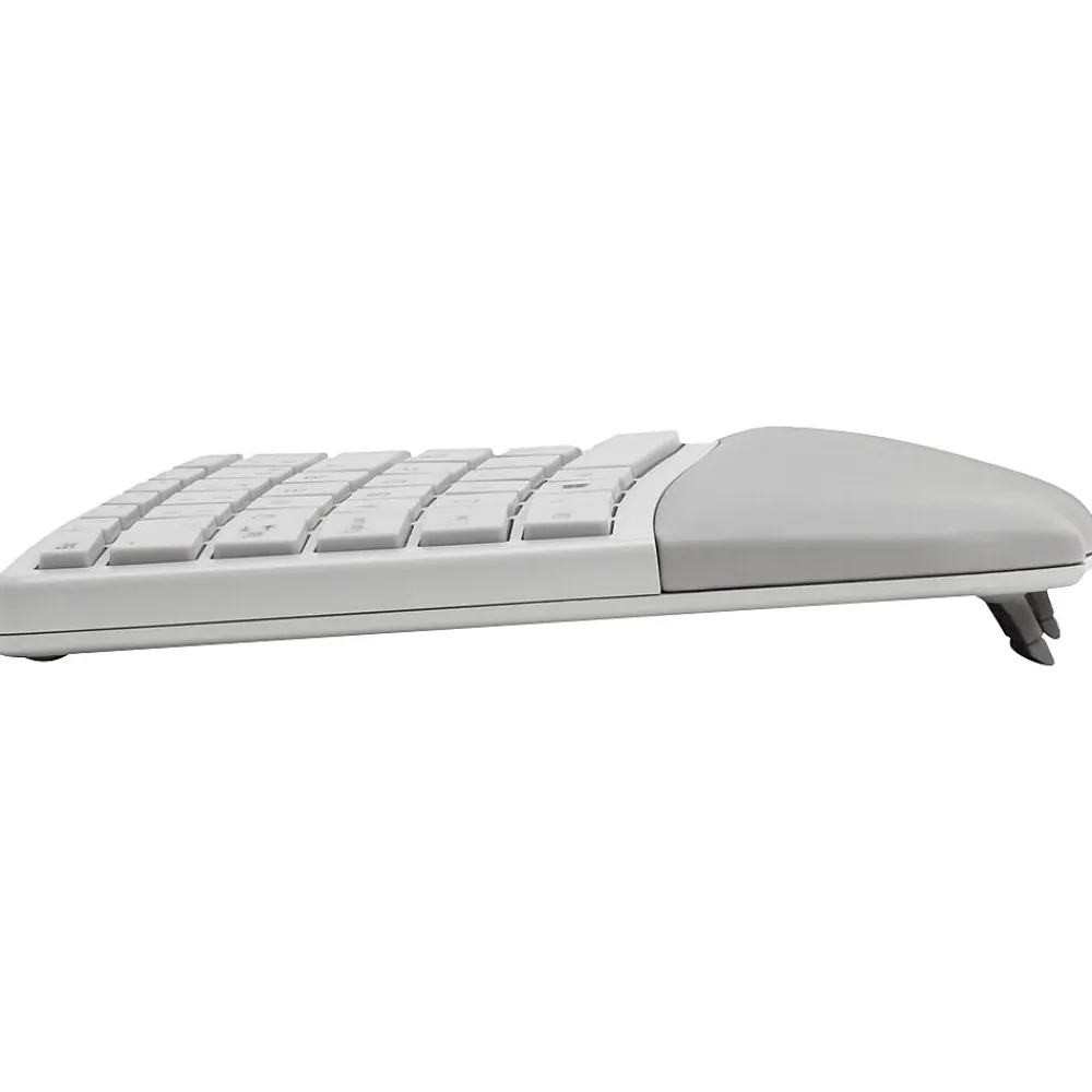 New Kensington Pro Fit K75407US Wireless Ergonomic Keyboard and Mouse Combo, Gray