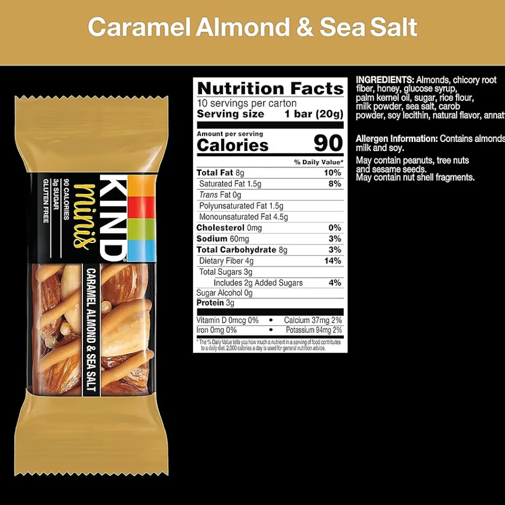 KIND Minis Variety Pack, 0.70 oz, 30/Box (600-00775)