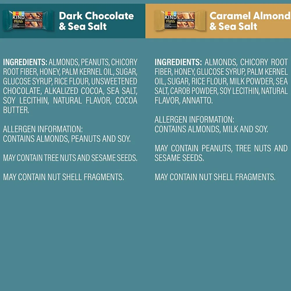 KIND Minis Variety Pack, 62/Bundle (600-04052)