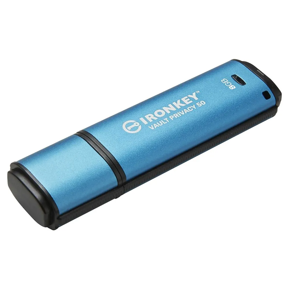 Sale Kingston IronKey Vault Privacy 50 Series 8GB USB 3.2 Type-A Flash Drive (IKVP50/8GB)