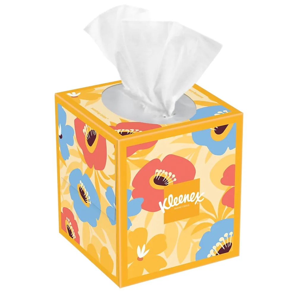Boutique Lotion Facial Tissue, 3-Ply, 60 Sheets/Box, 27/Carton (54271)<Kleenex Best