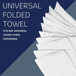 Kleenex Multifold Paper Towels, 1-ply, White, 150 Sheets/Pack, 16 Packs/Carton (01890)