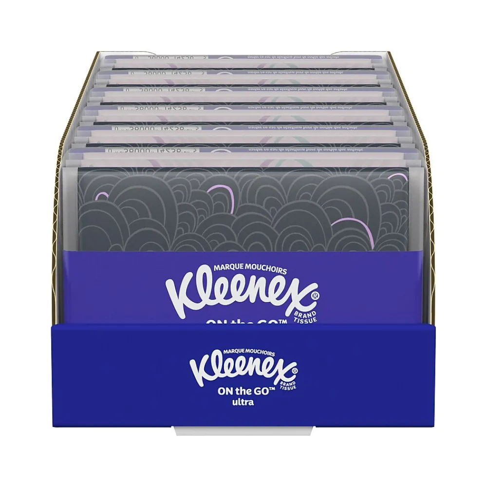 On-the-Go Ultra Slim Wallet Facial Tissue, 3-Ply, 10 Tissues/Pack, 36 Packs/Box (35533)<Kleenex Clearance