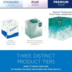 Professional Cube Facial Tissue, 2-ply, White, 90 Sheets/Box (21270)<Kleenex Discount