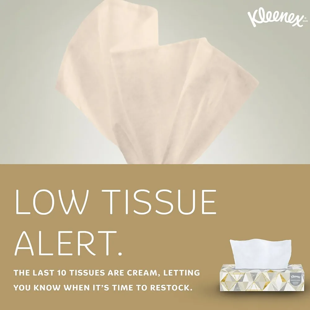 Professional Standard Facial Tissue, 2-Ply, White, 125 Sheets/Box, 48 Boxes/Carton (21606)<Kleenex Discount