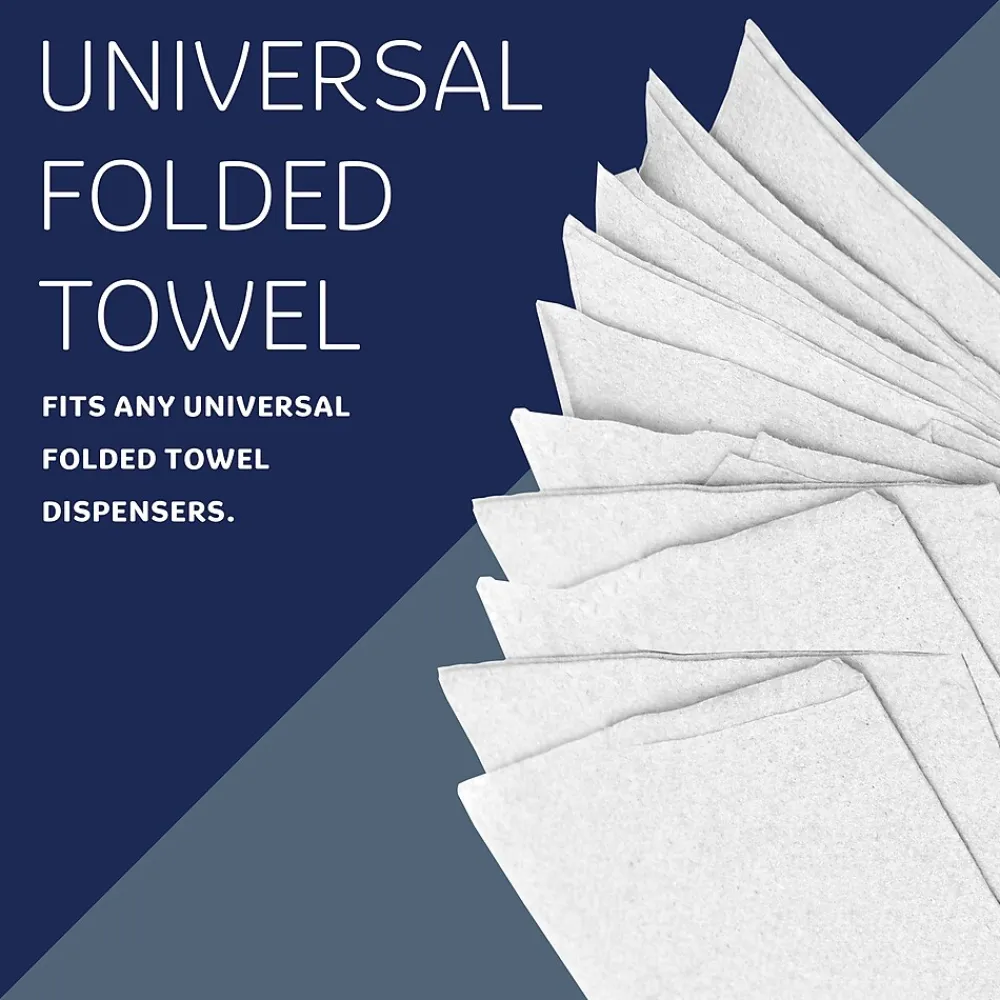 Kleenex Recycled Multifold Paper Towels, 1-ply, 150 Sheets/Pack, 8 Packs/Carton (02046)