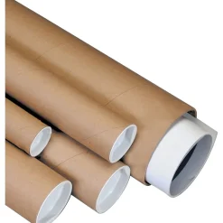 SI Products Kraft Mailing Tubes, 3" x 48", 24/Case