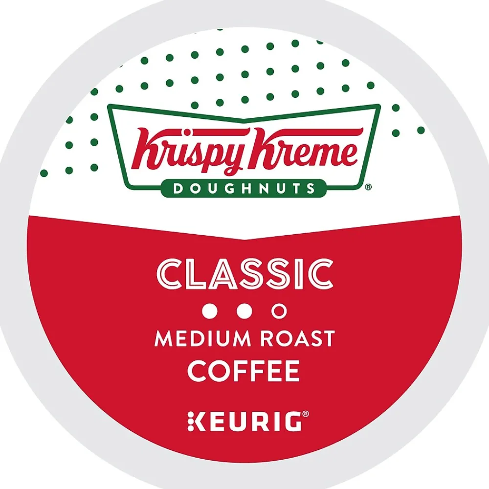 Krispy Kreme Classic Coffee Keurig® K-Cup® Pods, Medium Roast, 48/Box (373163)