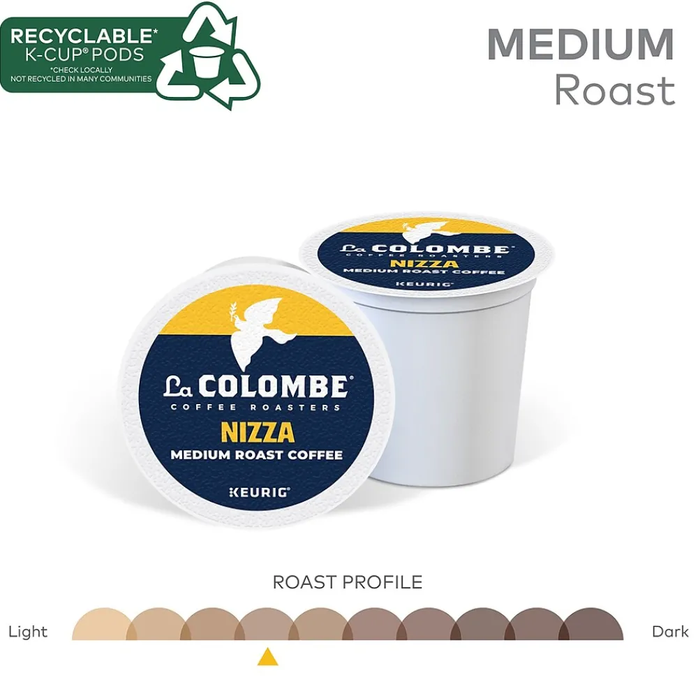 La Colombe Coffee La Colombe Nizza Coffee Keurig® K-Cup® Pods, Medium Roast, 80/Carton (5000380612CT)