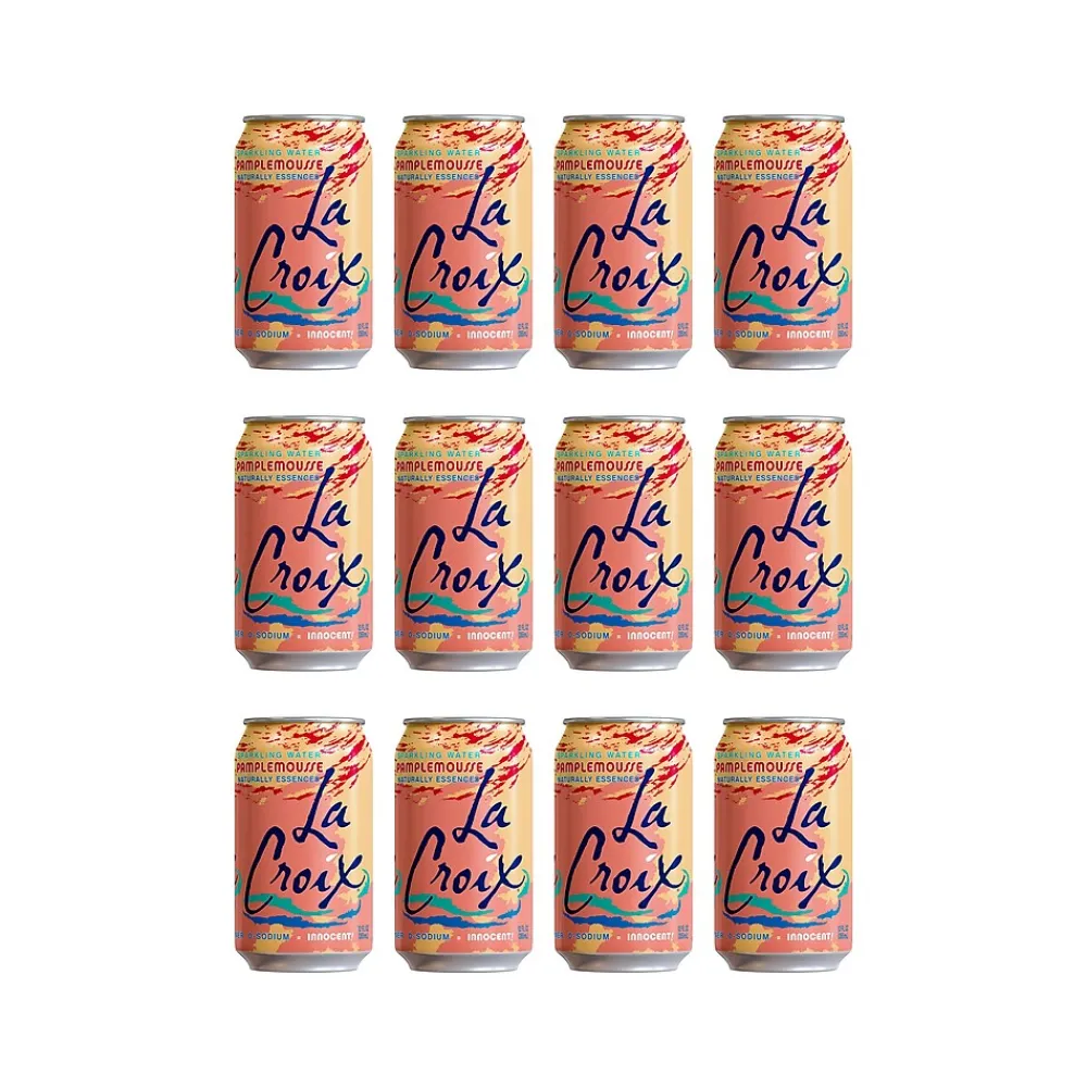Lacroix Diet Grapefruit Soft Soda, 12 Oz., 12/Pack (NAV151520)